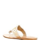 Incaltaminte Femei Jack Rogers Capri Raffia Sandal MLTIW-GOLD