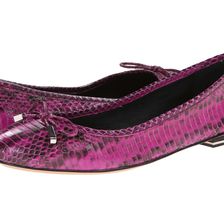 Michael Kors Odette Fuchsia Palladium Genuine Snake
