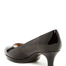 Incaltaminte Femei Naturalizer Hark Mid Peep-Toe Pump - Wide Width Available BLACK SHINY
