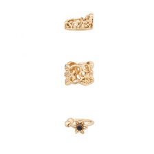 Bijuterii Femei Forever21 Floral Filigree Ear Cuff Set Antique gold