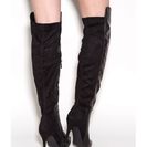 Incaltaminte Femei CheapChic Mix Master Over-the-knee Boots Black