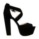 Incaltaminte Femei Jessica Simpson Derian Black Lux Kid Suede