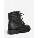 Incaltaminte Femei CheapChic Draw The Line Combat Boot Black