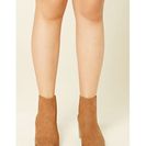 Incaltaminte Femei Forever21 Faux Leather Chelsea Boots Tan