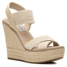 Incaltaminte Femei Steve Madden Eira Wedge Sandal Ivory
