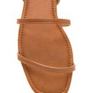 Incaltaminte Femei CheapChic Feet First Metallic Strap Sandals Tangold