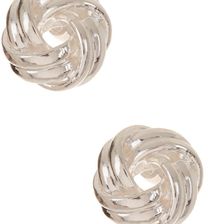 14th & Union Knot Stud Earrings SILVER