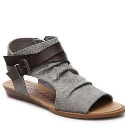 Incaltaminte Femei Blowfish Balla Wedge Sandal Grey