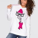 Bluză casual cu glugă 