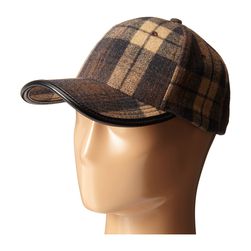 San Diego Hat Company CTH4104 Brushed Plaid Ball Cap Brown