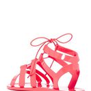 Incaltaminte Femei Legend Footwear Joanie Lace-Up Jelly Sandal Coral