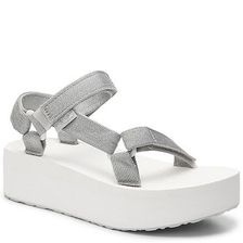 Incaltaminte Femei Teva Flatform Universal Metallic Sandal Silver