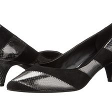 Nine West Calabres Black/Pewter Suede