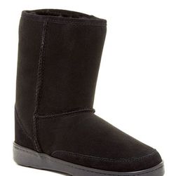 Incaltaminte Femei Minnetonka Short Genuine Sheepskin Pug Boot Women BLACK