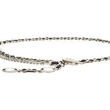 Accesorii Femei MICHAEL Michael Kors Laced Chain Belt with Multi Swag Front Black