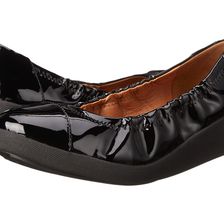 FitFlop F-Pop Ballerina™ All Black Patent