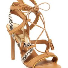 Incaltaminte Femei Dolce Vita Haven Lace-Up Sandal CARAMEL MULTI LEATHE