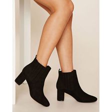 Incaltaminte Femei Forever21 Faux Suede Chelsea Boots Black