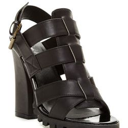 Incaltaminte Femei Michael Antonio Kesara Chunky Heel Sandal Black