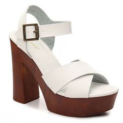 Incaltaminte Femei Bamboo Roast-01 Sandal White