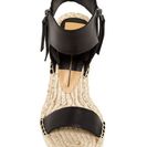 Incaltaminte Femei Dolce Vita Gisele Wedge Sandal BLACK LEATHER