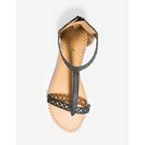 Incaltaminte Femei CheapChic Archer-124 Clear Cut Sandal Black