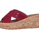 Incaltaminte Femei Rockport Weekend Casuals Lanea Cross Slide Deep Berry Suede
