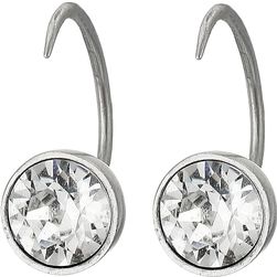 Marc Jacobs Sparkle Small Crystal Hook Earrings Crystal/Antique Silver