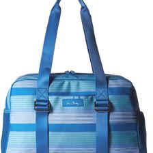 Vera Bradley Luggage Lighten Up Yoga Sport Bag Blue Tonal Stripe