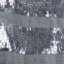 Accesorii Femei Saachi Grey Wool Simply Striped Sequins Wrap No Color