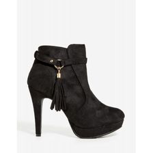 Incaltaminte Femei CheapChic So Extra Bootie Black