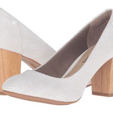 Incaltaminte Femei Hush Puppies Sisany Pump White Snake Textile