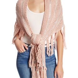 Accesorii Femei Collection Xiix Sequined Triangle Scarf DUSTY PINK
