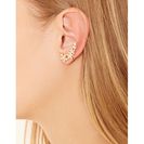 Bijuterii Femei Forever21 Rhinestone Floral Ear Pins Goldmulti