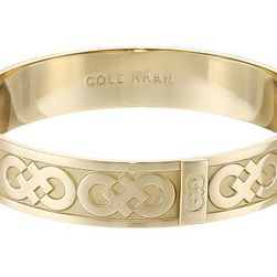 Bijuterii Femei Cole Haan Logo Metal Bangle Bracelet Gold