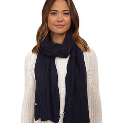 Accesorii Femei UGG Isla Lurex Cable Scarf Peacoat Multi