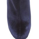 Incaltaminte Femei CheapChic Major Muse Chunky Velvet Booties Navy