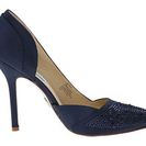 Incaltaminte Femei Betsey Johnson Band Navy Satin