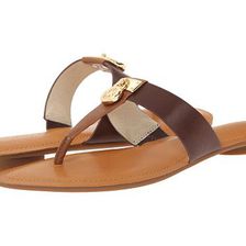 Incaltaminte Femei Michael Kors Hamilton Flat WalnutJava Vachetta