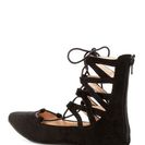 Incaltaminte Femei Chase Chloe Preston Lace-Up Flat BLACK