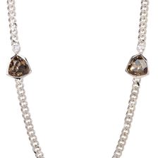 Givenchy Crystal Chainlink Necklace SILVER