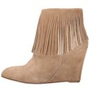 Incaltaminte Femei Chinese Laundry Arctic Fringe Wedge Bootie Camel