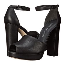 Stuart Weitzman Valleygirl Black Vecchio Nappa