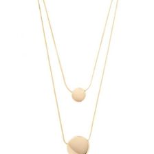 Bijuterii Femei Forever21 Layered Disc Necklace Gold
