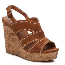 Incaltaminte Femei Steve Madden Eileen Wedge Sandal Cognac