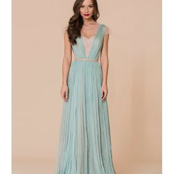 Rochie bleu, de ocazie, Agnes, Nicole Enea