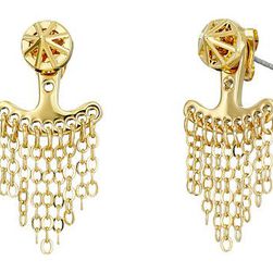 Bijuterii Femei Rebecca Minkoff Front To Back Caged Stud Earrings Gold