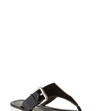 Incaltaminte Femei Donald J Pliner Leni Flip Flop Women BLACK PATENT LEATHER