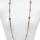 Bijuterii Femei Givenchy Crystal Strand Necklace BROWN GOLD