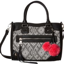 Steve Madden Mini Orla Print Black/Fuchsia